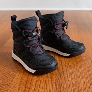 Sorel Kids Black and white Winter Boots